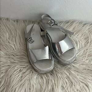 Stylish Silver Kids Sandals